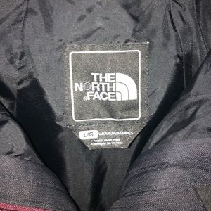 Maroon North face jacket
